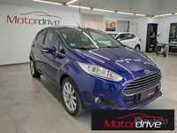 Usado Ford Fiesta Titanium 80 HP (58 kW) 2015 Azul Sedan