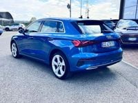 Usata Audi A3 Advanced 116 CV (85 kW) 2023 Blu Berlina