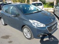Usata Peugeot 208 82 CV (60 kW) 2017 Blu Utilitaria
