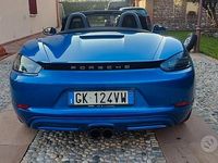 Usata Porsche 718 Boxster 300 CV (220 kW) 2018 Blu/azzurro Cabrio