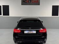 Usata Mercedes C220 AMG line 170 CV (125 kW) 2017 Nero Station wagon