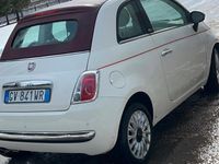 Usata Fiat 500C Lounge 69 CV (50 kW) 2014 Bianco Cabrio