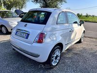 Usata Fiat 500 Lounge 86 CV (63 kW) 2011 Bianco Utilitaria