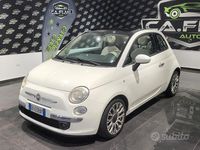 Usata Fiat 500C Lounge 95 CV (69 kW) 2012 Bianco Cabrio