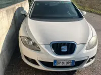Usata Seat Leon 102 CV (75 kW) 2009 Bianco Berlina