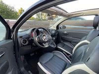Usata Fiat 500C 69 CV (50 kW) 2017 Nero Cabrio