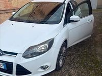 Usata Ford Focus Titanium 116 CV (85 kW) 2010 Bianco Berlina