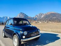Usata Fiat 500 1970 Blu Cabrio
