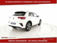Usata VW T-Roc R-line 110 CV (80 kW) 2022 Bianco SUV