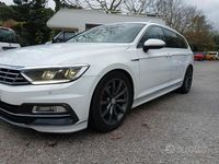 Usata VW Passat R-line 190 CV (139 kW) 2017 Bianco Station wagon