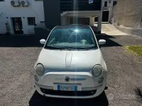 Usata Fiat 500 75 CV (55 kW) 2009 Bianco Cabrio