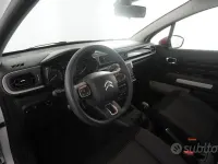 Usata Citroën C3 Feel 83 CV (61 kW) 2021 Bianco banchisa con tetto rosso Utilitaria