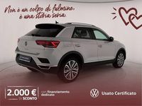 Usata VW T-Roc Advance 150 CV (110 kW) 2021 White silver metallizzato SUV