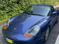 Usata Porsche Boxster 220 CV (161 kW) 2000 Blu/azzurro Cabrio
