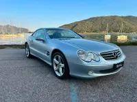 Usata Mercedes SL500 306 CV (225 kW) 2003 Argento Cabrio