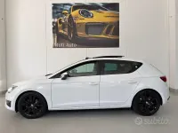 Usata Seat Leon FR 125 CV (91 kW) 2016 Bianco Berlina