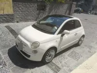 Usata Fiat 500 Lounge 69 CV (50 kW) 2009 Bianco Cabrio
