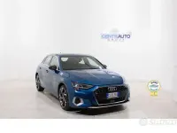 Usata Audi A3 Advanced 149 CV (109 kW) 2021 Blu Berlina