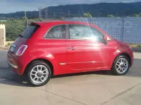 Usata Fiat 500 69 CV (50 kW) 2010 Rosso metallizzato Utilitaria