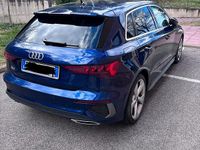 Usata Audi A3 S-Line 150 CV (110 kW) 2024 Blu Berlina