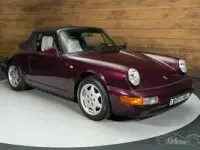 Usata Porsche 911 Carrera 4 Cabriolet 250 CV (183 kW) 1990 Viola Cabrio