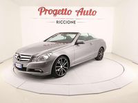 Usata Mercedes E200 Avantgarde 184 CV (135 kW) 2010 Grigio Cabrio