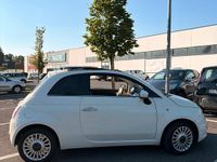 Usata Fiat 500 69 CV (50 kW) 2009 Bianco Cabrio