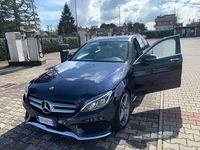 Usata Mercedes C220 Premium 170 CV (125 kW) 2018 Blu/azzurro Station wagon
