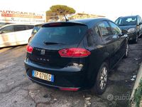 Usata Seat Leon Style 105 CV (77 kW) 2013 Nero Berlina