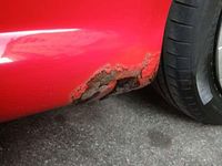 Usata Toyota Aygo Sol 68 CV (50 kW) 2006 Rosso Utilitaria