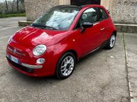 Usata Fiat 500C Rock 75 CV (55 kW) 2010 Rosso Cabrio