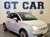 Usata Fiat 500 Lounge 69 CV (50 kW) 2010 Azzurro Utilitaria