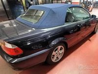 Usata BMW 320 Cabriolet 150 CV (110 kW) 2006 Blu Cabrio
