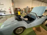 Usata Triumph TR3 90 CV (66 kW) 1959 Blu/azzurro Cabrio