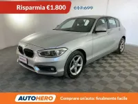 Usata BMW 118 Advantage 150 CV (110 kW) 2018 Grigio Utilitaria