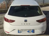 Usata Seat Leon 115 CV (84 kW) 2019 Bianco Berlina