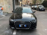 Usata Audi A3 Cabriolet Sport 116 CV (85 kW) 2018 Nero Cabrio