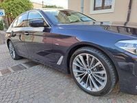 Usata BMW 520 Luxury Line 190 CV (139 kW) 2018 Blu/azzurro Berlina
