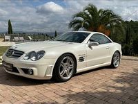 Usata Mercedes SL55 AMG AMG 500 CV (367 kW) 2005 Bianco Cabrio