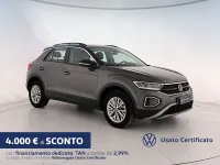 Usata VW T-Roc Life 150 CV (110 kW) 2024 Indium grey metallizzato nero SUV