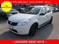 Usata Dacia Sandero 75 CV (55 kW) 2010 Bianco Berlina