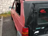 Usata Fiat Panda 54 CV (39 kW) 2001 Rosso Furgone