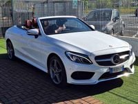 Usata Mercedes C220 Premium 170 CV (125 kW) 2017 Bianco Cabrio
