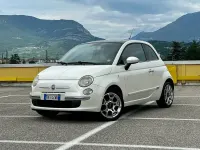 Begagnad Fiat 500 Lounge 75 HK (55 kW) 2009 Vit Cab