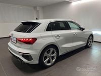 Usata Audi A3 S-Line 150 CV (110 kW) 2024 Bianco ghiaccio metallizzato Berlina