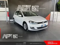 Usata VW Golf VII Trendline 86 CV (63 kW) 2014 Bianco Utilitaria