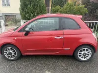 Usata Fiat 500 Pop 75 CV (55 kW) 2009 Rosso Cabrio