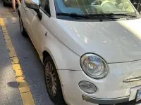 Usata Fiat 500 Lounge 69 CV (50 kW) 2009 Bianco Cabrio