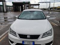 Usata Seat Leon 115 CV (84 kW) 2017 Bianco Berlina