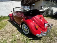 Usata VW Type 3 Karmann 54 CV (39 kW) 1967 Rosso Cabrio